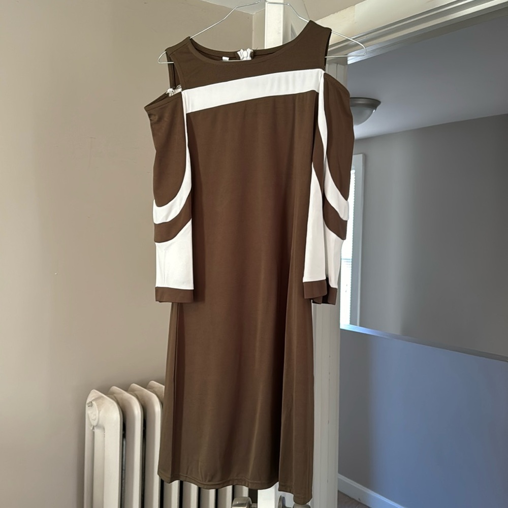 Olive green dress